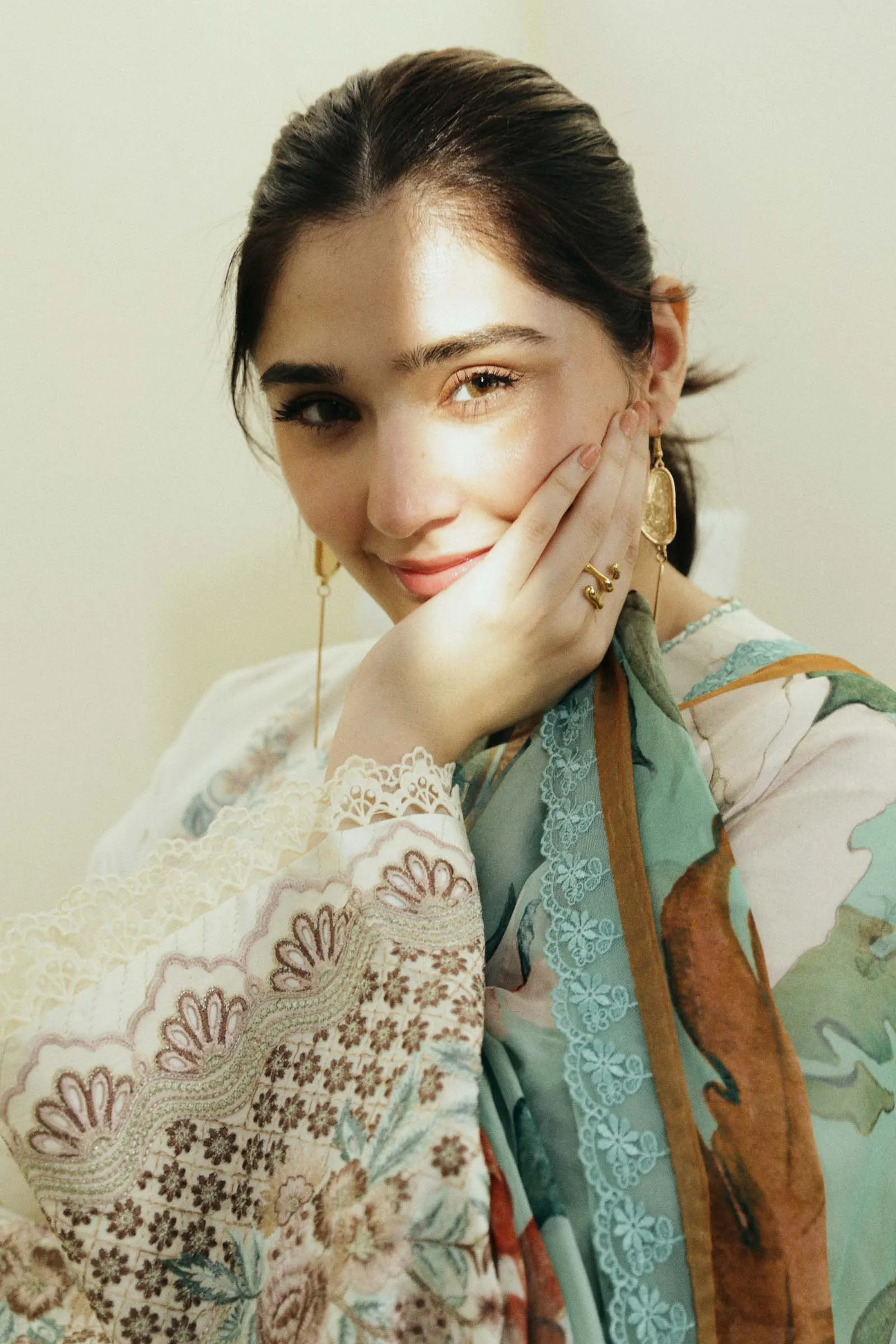 Zara Shahjahan X Durefishan · Coco Lawn Eid Edit 2024 – IVORY-D10